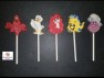 559sp Small Mermaid and Friends Chocolate Candy Lollipop Mold